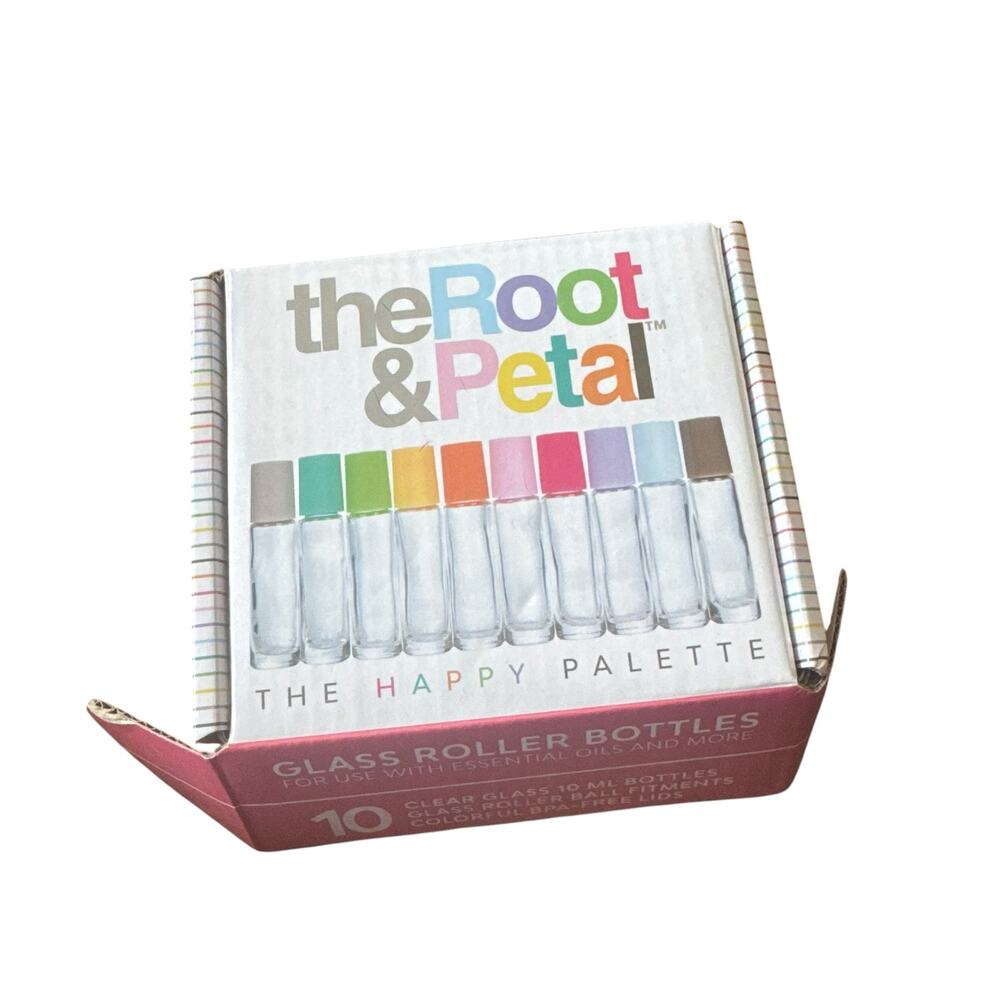 The Root & Petal The Happy Palette Essential Oil Roller Bottles Aromatherapy